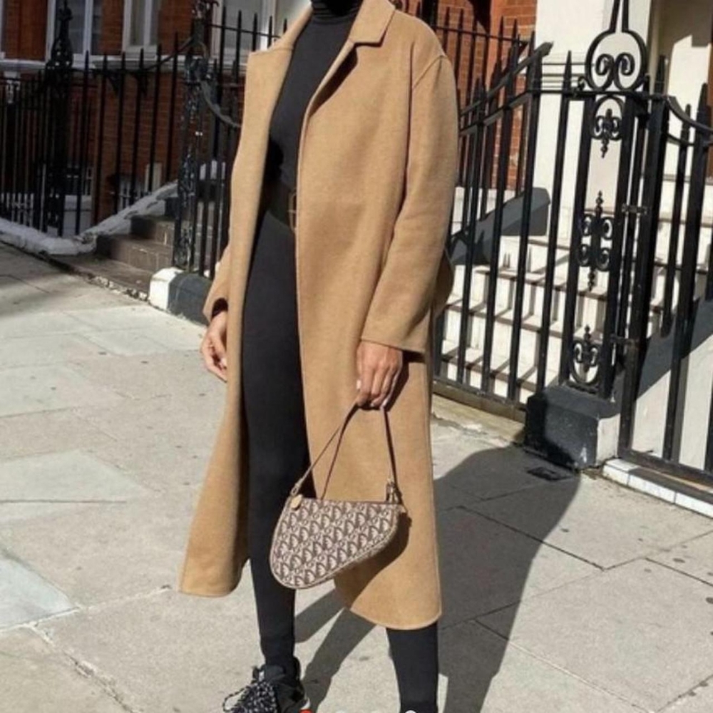 Vtg camel blazer / trench